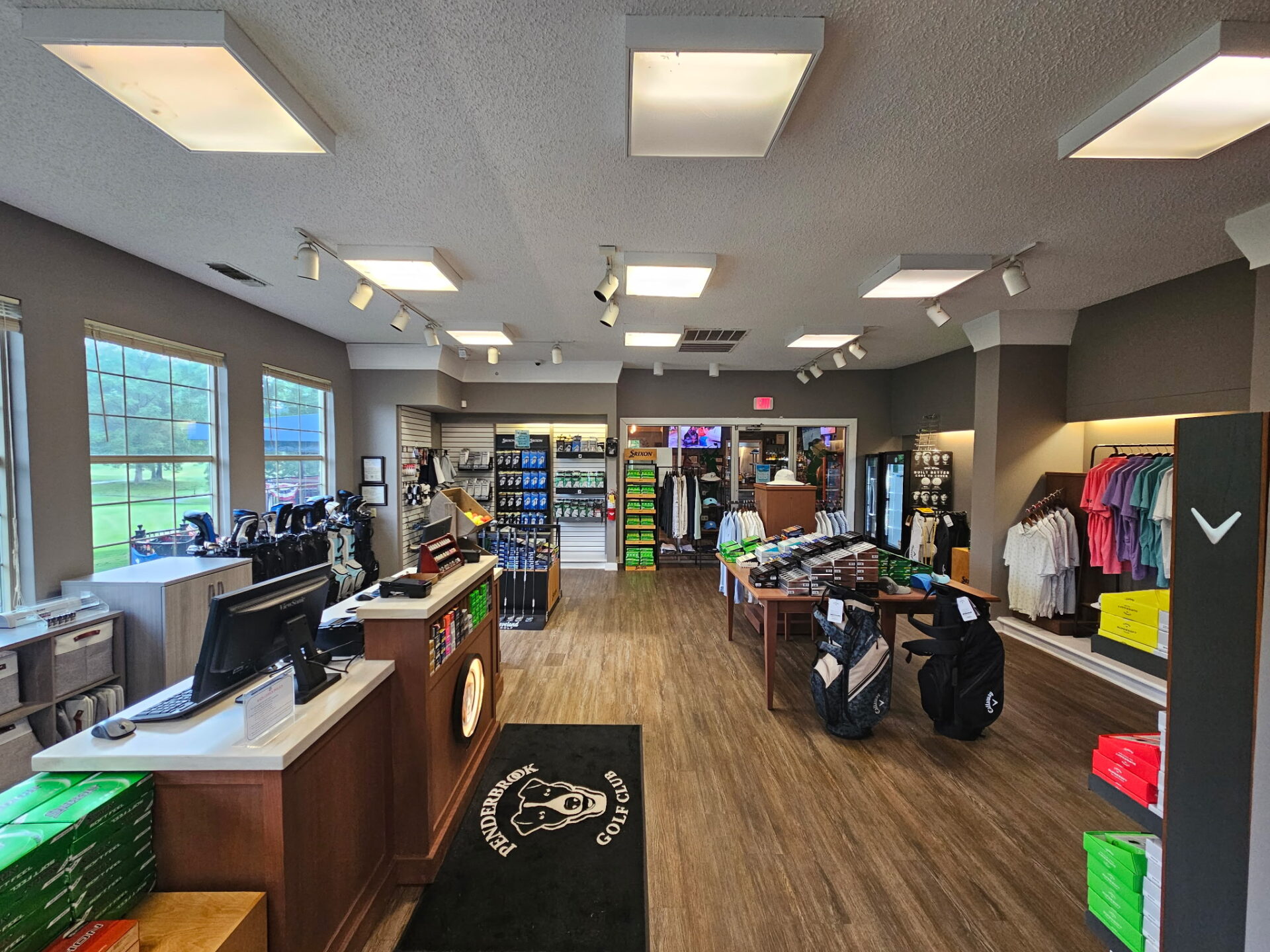 Penderbrook Golf Shop apparel and golf merchandise
